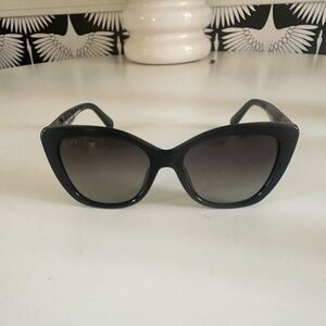 Diff Eyewear “Ruby” Black Cat-Eye Sunglasses